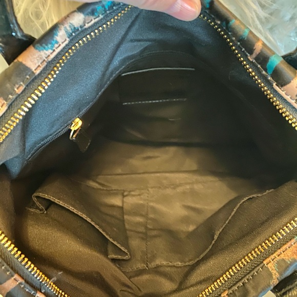 Coach Leopard Print Tote Bag - Black and Brown - Picture 10 of 11